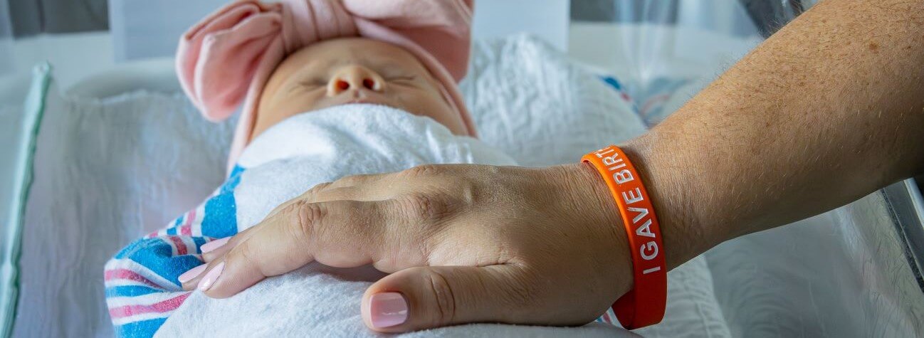 a newborn baby