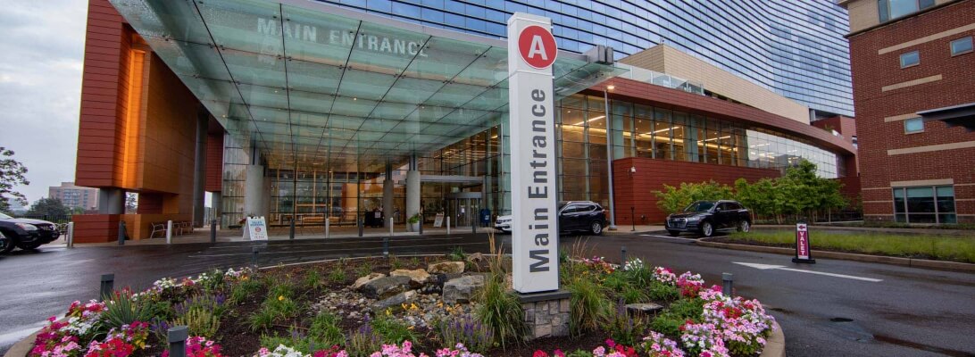 hospital entrance