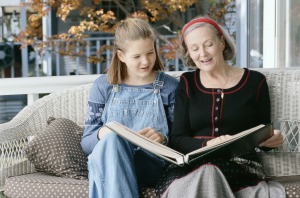 family reading