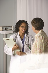 Physician and patient - Understanding Your Test Results - Blog - Dr. Sharon Kiely, Chief Medical Off