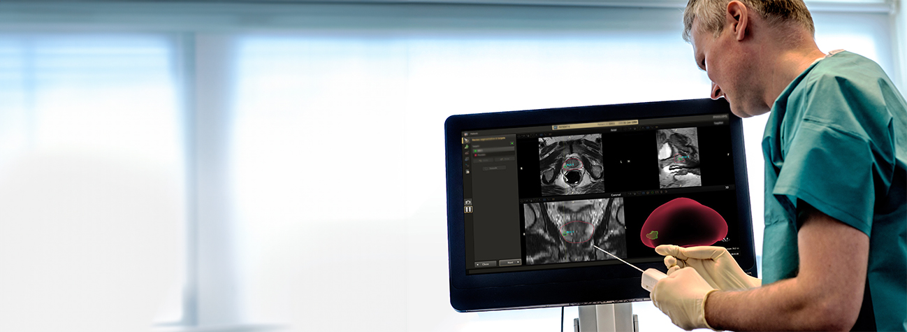 doctor reviewing scans