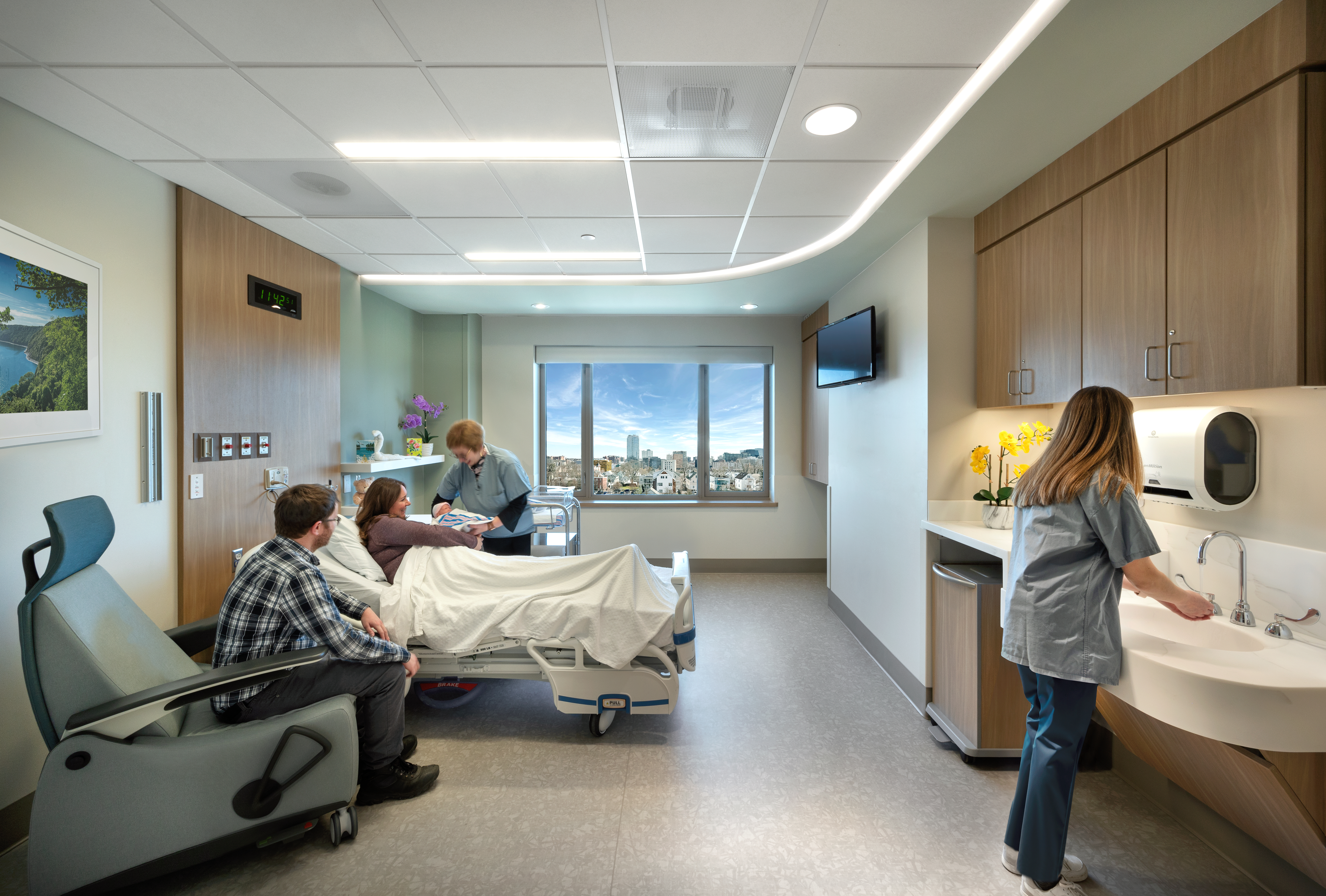 Maternity ward room